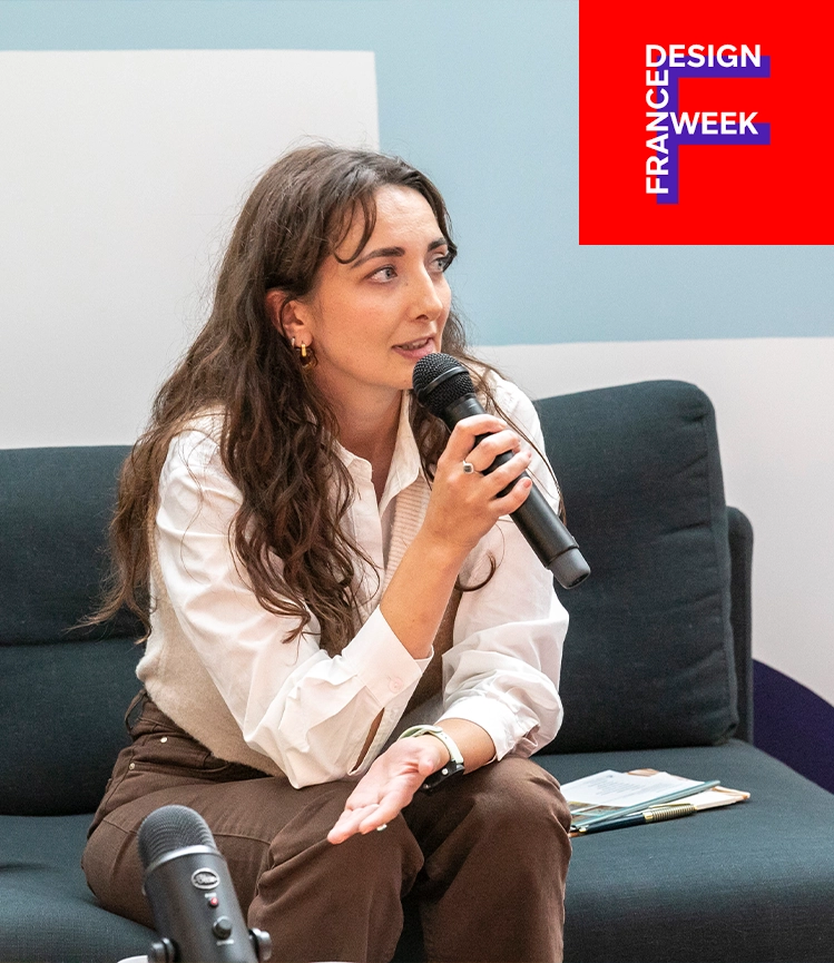 Caroline Rotureau qui nous parle de son expérience au CHU de Nantes, en tant que designer intégrée